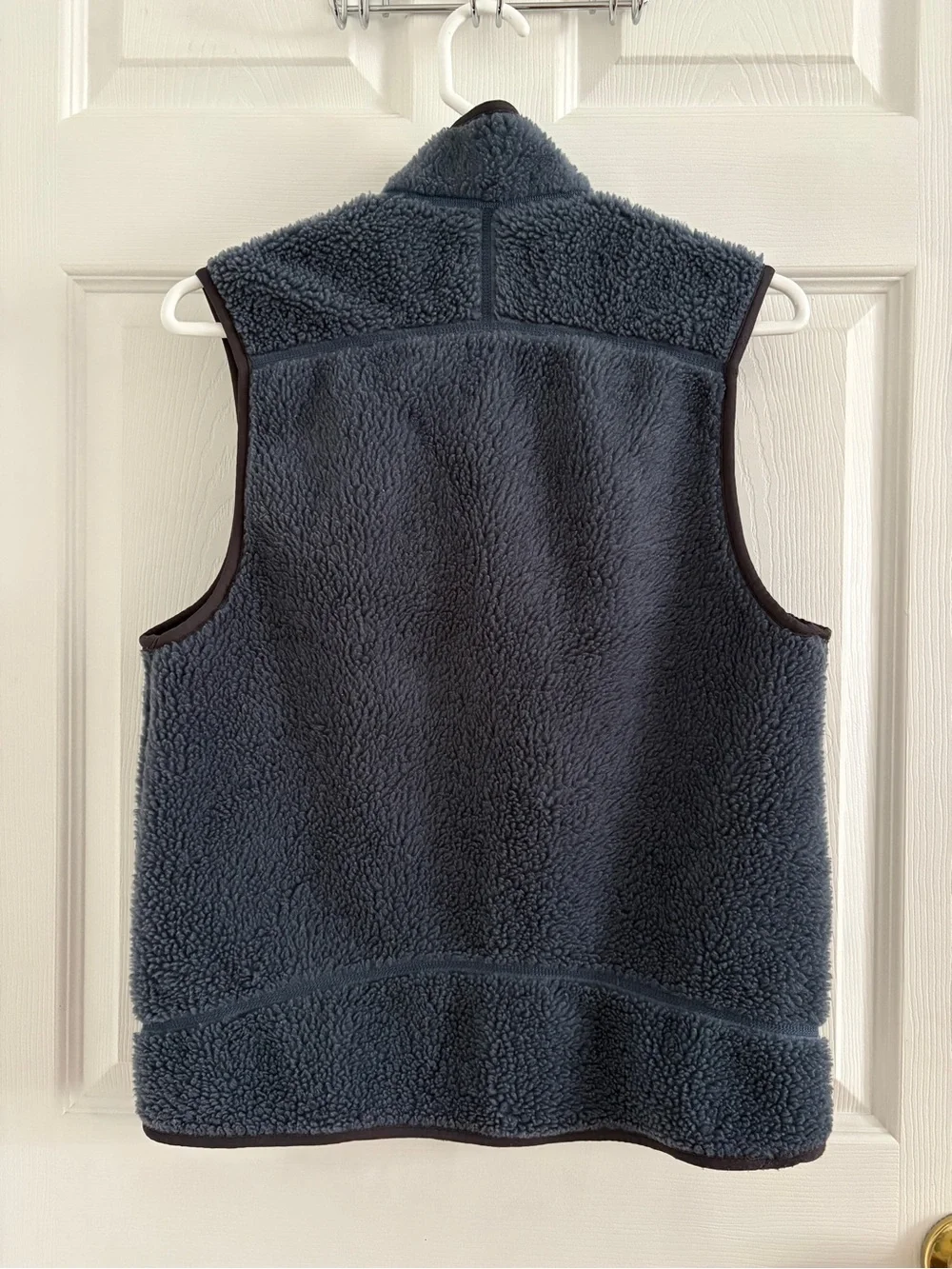 PATAGONIA Classic RETRO X Deep Pile Fleece VEST in Blue Men’s XS Women’s Small